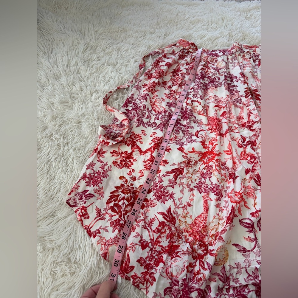 Anthropologie Maeve Red Midi Skirt - Size XS - NWT - Picture 8 of 11